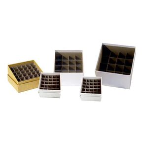 MB3C-25 صندوق كرتون صغير أبيض مع مقسم الخلايا وفتحات التصريف، 3 بوصة in Kuwait