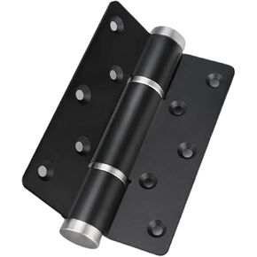 مفصلة باب إغلاق ناعمة أوتوماتيكية بزاوية 90 درجة، أقرب هيدروليكي 5 بوصة، أجهزة قابلة للتعديل 2 قطعة (بدون أخدود - أسود) in Kuwait