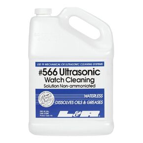 L & R #566 محلول تنظيف الساعات بالموجات فوق الصوتية بدون ماء بدون أمونيا، 1 جالون in Kuwait