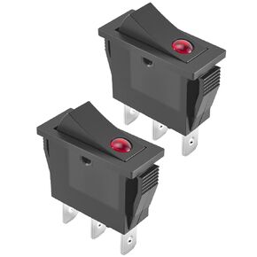 RK1-15 مفتاح هزاز مناسب لسخانات Sok-en والتطبيقات الكهربائية المنزلية 3-Pin 2-Position 16A 125/250VAC T100/55، قطعتان in Kuwait