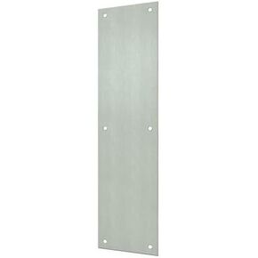 4 x 16 in. Push Plate44; Satin Stainless Steel - 60 Case in Saudi Arabia