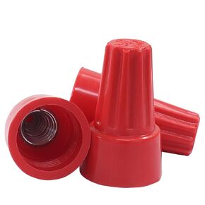 300 قطعة من موصلات الأسلاك الكهربائية الحمراء، أطراف براغي إدخال زنبركية، صواميل ملفوفة، مجموعة متنوعة من أغطية الأسلاك للأسلاك الكهربائية/عشاق الأعمال اليدوية in Kuwait