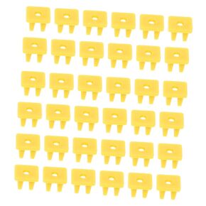 Luxshiny 100pcs Car Accessories Bumper Guard Retainer Nut Car Part Sturdy Plastic Materials Protection Compatible in Kuwait