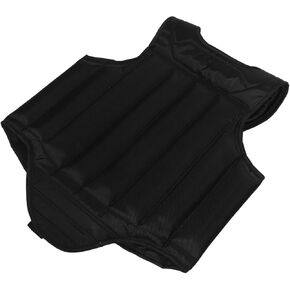 ibasenice Professional Boxing Chest Guard Breathable Impact Protection Guard Convenient Chest Protector Black Adult Size for Martial Arts Training and Combat Sports in Kuwait
