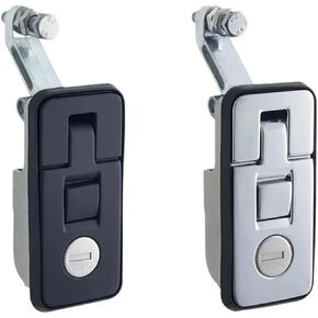 Compression Lock Latch Handle for Camper Trailer Truck Motorhome Suitcase Luggage 1Pcs(Black-S-with Key) in Kuwait