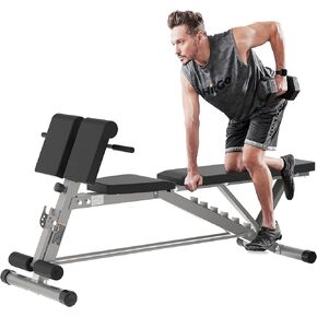 مقعد وزن قابل للتعديل مع تجعيد الواعظ وامتداد الظهر المفرط، كرسي روماني لتمرين صالة الألعاب الرياضية المنزلية لكامل الجسم in Kuwait