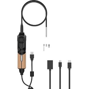 THINKCAR TES102 كاميرا المنظار مع الضوء، 0.21 بوصة HD Borescope مع 6 مصابيح LED قابلة للتعديل، IP67 كاميرا ثعبان شبه صلبة مقاومة للماء، بنقرة واحدة لقطة التفتيش Borescope in Kuwait