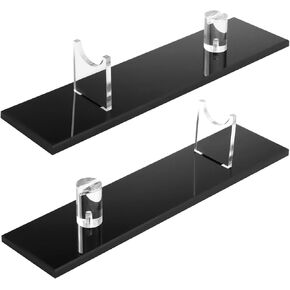 مجموعة حامل عرض السكاكين الأكريليك QWORK - قطعتين حامل سكاكين فردي أنيق لعرض السكاكين والسيوف والميداليات، in Kuwait