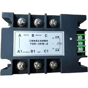 TSR-2KW-Z 1KW 3KW 5KW 7KW 9KW Three-Phase 380V AC Motor Forward and Reverse Solid State Relay(TSR-7KW-Z (80A)) in Kuwait