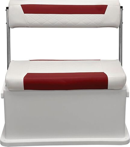 Wise 8WD437-1906 Premium Swingback Cooler/Storage Seat, 62 Quart, White/Crimson Red in Saudi Arabia