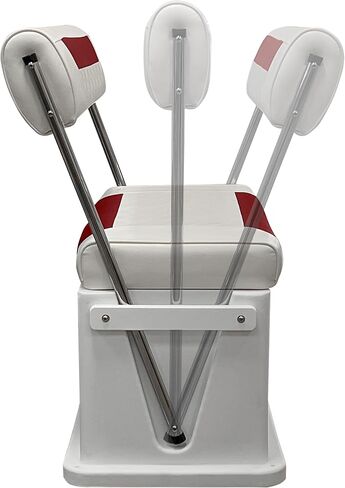 Wise 8WD437-1906 Premium Swingback Cooler/Storage Seat, 62 Quart, White/Crimson Red in Saudi Arabia