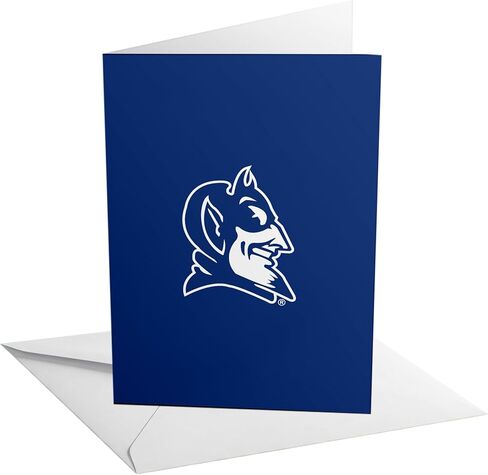 Desert Cactus Duke University 5x7 Inch Greeting Card Blue Devils Single Folded Cardstock with Envelope Party Celebration Officially Licensed (5x7 Card F - Congrats) in Saudi Arabia