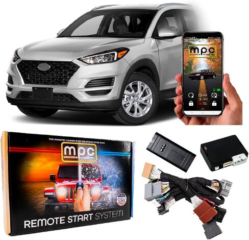 MPC Remote Start Kit Compatible with Hyundai Tucson 2017-2021 || Plug and Play || 1-Button Long Range Remotes || USA Tech Support in Kuwait