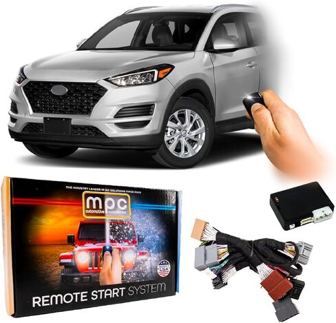 MPC Remote Start Kit Compatible with Hyundai Tucson 2017-2021 || Plug and Play || 1-Button Long Range Remotes || USA Tech Support in Kuwait