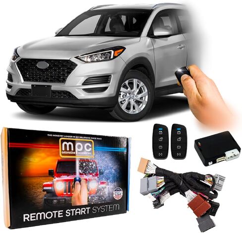 MPC Remote Start Kit Compatible with Hyundai Tucson 2017-2021 || Plug and Play || 1-Button Long Range Remotes || USA Tech Support in Kuwait