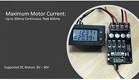 Cytron 20Amp ثنائي الاتجاه 6V-30V DC Motor Driver Speed ​​Controller 60A Peak in Kuwait