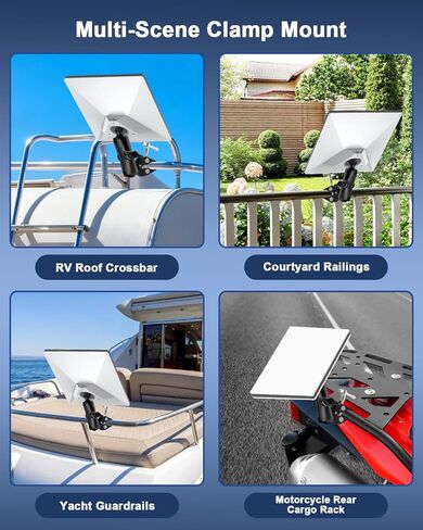 Tripod Adapter for Starlink Mini New Version Pipe Adapter, Aluminum Alloy, with 1/4''-20 & 3/8"-16 Thread, Compatible with 2025 Starlink Mini Pipe Adapter and Flat Mount in Kuwait