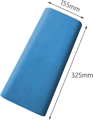 Dragon Boat Seat Cushion 32.5x16x4.5cm (12.8x6.3x1.8in) EVA Foam Non-Slip Shock Absorption Blue in Saudi Arabia