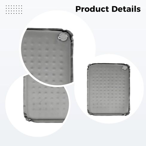 Lightweight Self-Inflating Seat Cushion for Travel, Dot 15.7 X 11.8 in, Portable Airplane Cushion in Saudi Arabia