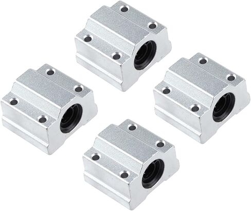 4 Pieces of Linear Motion Ball Slider, Linear Ball Bearing, Suitable for CNC, 3D Printing, DIY(SCS8UU) in Saudi Arabia
