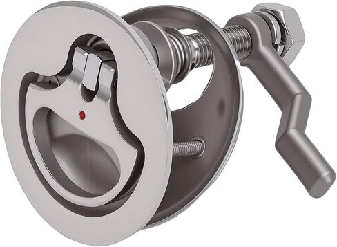 POCREATION Boat Cam Latch, Stainless Steel Adjustable Cabin Latch with Red Dot Indicator for Boats Yachts RVs Fits 2.05 Inches Openings in Saudi Arabia