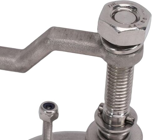 POCREATION Boat Cam Latch, Stainless Steel Adjustable Cabin Latch with Red Dot Indicator for Boats Yachts RVs Fits 2.05 Inches Openings in Saudi Arabia