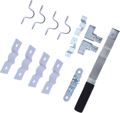 aqxreight Cam Action Kit، قفل معدني لباب المقطورة، قفل أمان لباب حاوية المقطورة، مشبك تثبيت، قفل حارس، عدة مقاومة للصدأ L KitTrailer KitTrailer in Saudi Arabia
