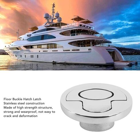 Boat Cam Latch Stainless Steel Marine Boat Latch Parts Floor Buckle Yacht Floor Handle Pull Buckle for RV Ship in Saudi Arabia
