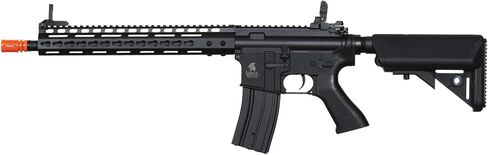 لانسر التكتيكية الادسنس 13 "KeyMod M4 Airsoft AEG Rifle 360 ​​FPS أسود in Kuwait