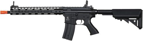 لانسر التكتيكية الادسنس 13 "KeyMod M4 Airsoft AEG Rifle 360 ​​FPS أسود in Kuwait