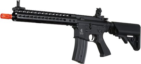 لانسر التكتيكية الادسنس 13 "KeyMod M4 Airsoft AEG Rifle 360 ​​FPS أسود in Kuwait