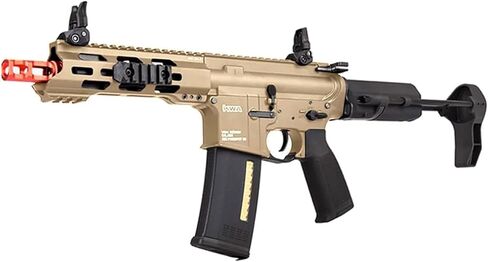 بندقية KWA Airsoft Rifle Ronin Series أوتوماتيكية كهربائية AEG Airsoft Gun مع علبة تروس V2 مطورة، متوافقة مع ETU، نظام زنبركي سريع التغيير، تصميم معدني كامل in Kuwait