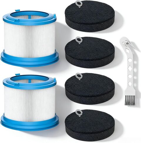 Vacuum Filters for Bissell PowerClean FurFinder 200W & FurGuard 280W Cordless Stick Vacuum, Compatible with 4039 4051 4205 4241 4052 4026 4031 4137 4173, 2 Post-motor HEPA and 4 Pre-motor Filter in Saudi Arabia