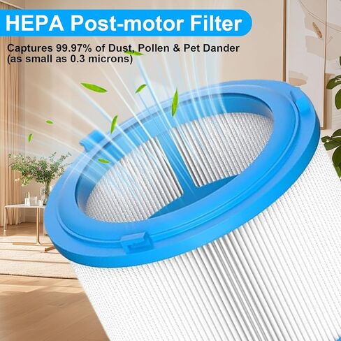 Vacuum Filters for Bissell PowerClean FurFinder 200W & FurGuard 280W Cordless Stick Vacuum, Compatible with 4039 4051 4205 4241 4052 4026 4031 4137 4173, 2 Post-motor HEPA and 4 Pre-motor Filter in Saudi Arabia