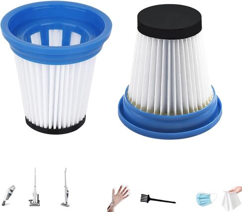 NKA 2 Pack 520280 HEPA Replacement Filters Compatible with Kenmore DS1030 DS1020 Cordless Stick Vacuum Cleaner, Washable & Reusable Filters for 2-in-1 Handheld Lightweight Vacuum with LED Headlight in Kuwait