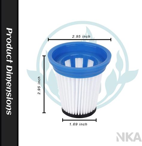 NKA 2 Pack 520280 HEPA Replacement Filters Compatible with Kenmore DS1030 DS1020 Cordless Stick Vacuum Cleaner, Washable & Reusable Filters for 2-in-1 Handheld Lightweight Vacuum with LED Headlight in Kuwait