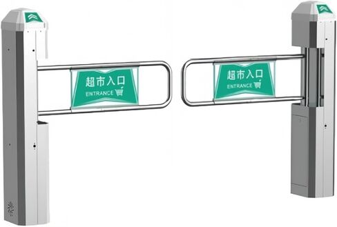 سوبر ماركت مدخل بوابة سوينغ الفولاذ المقاوم للصدأ بوابة المشاة فتح الباب التلقائي لمتجر المكتبة in Kuwait