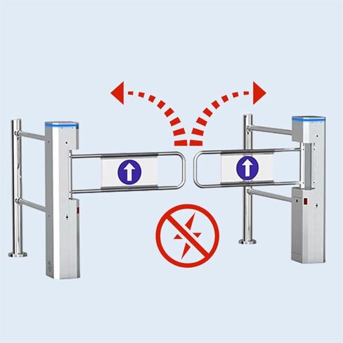 سوبر ماركت مدخل بوابة سوينغ الفولاذ المقاوم للصدأ بوابة المشاة فتح الباب التلقائي لمتجر المكتبة in Kuwait