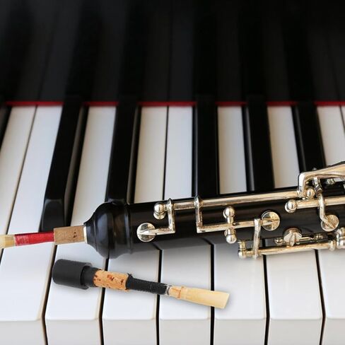 Holibanna 2 قطعة من قصب المزمار الطبيعي مصنوع يدويًا من القصب الاحترافي لملحقات أدوات الرياح المزمار مناسبة للاعبي آلات النفخ الخشبية in Kuwait