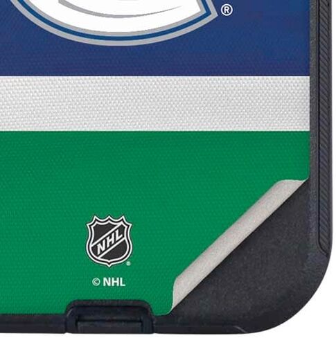 Skinit Decal Phone Skin Compatible with OtterBox Defender iPhone 13 - Officially Licensed NHL Vancouver Canucks Jersey Design in Saudi Arabia