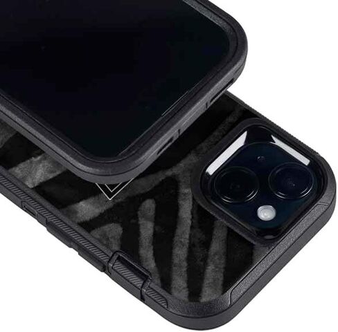 ملصق هاتف Skinit متوافق مع OtterBox Defender iPhone 13 - تصميم طباعة حيوانات سوداء مرخص رسميًا من NBA Phoenix Suns in Saudi Arabia