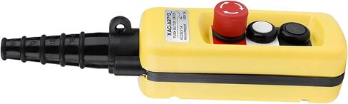 Hoist Crane Chain Push Button Switch Control Good for Hoist Lifting Operations Lifting Pendant Controller with Emergency Stop in Saudi Arabia