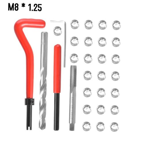 30 قطعة طقم إدراج إصلاح الموضوع متري M8 * 1.25 Helicoil Car Pro Coil in Kuwait