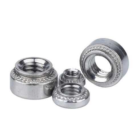 Self Clinching Nuts 50Pcs Slab Thickness 1.0mm Zinc Plated Blind Nuts Rivnut Self-Clinching Inserting Nutsert(M3) in Saudi Arabia