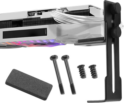 YAODHAOD GPU Support Bracket, Graphics Card Support,Video Card Holder Bracket,Adjustable GPU Anti Sag Brace 6-96mm (Black) in Saudi Arabia