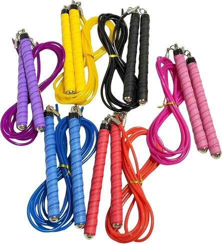 Buddy Lee Ninja Warrior Jump Rope – Adjustable Speed Rope for Fitness, HIIT, CrossFit & Boxing – Tangle-Free with Precision Ball Bearings – Durable, Lightweight & Ergonomic Handles (Red) in Kuwait