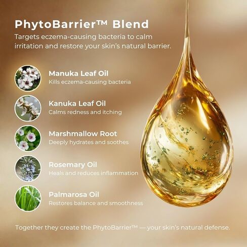 كريم سفين آيلاند ميراكل مانوكا (3.8 أونصة) | كريم الأكزيما الطبيعي الخالي من الستيرويد ومرطب الوجه | معتمد من الجلد | بزيت أوراق المانوكا | للبشرة الجافة والرضع والكبار | صنع في نيوزيلندا in Kuwait