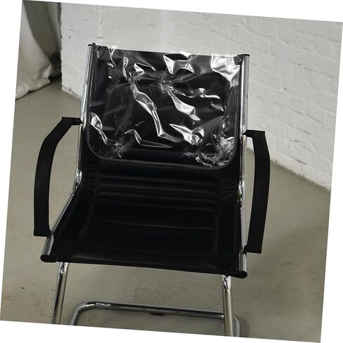 Alipis 2pcs Backrest Protective Cover: Edge Salon Chair Cover Clear Plastic Square Hairdressing Back Protectors for Fits to Prevent Damage in Saudi Arabia
