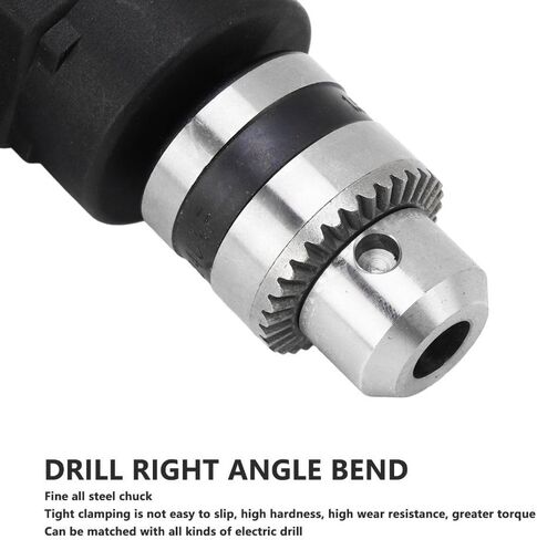 Angle Drill Bearing Steel Right Angle Bend Extension Accessory - Drill Adapter Bearing Steel Bend Extension Elbow for Confined Spaces & Tight Corners in Saudi Arabia