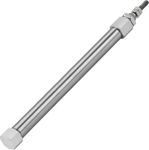 Heschen Stainless Steel Slim Air Pneumatic Cylinder, CDJ2B 10-100, M5 Port, 10mm Bore, 100mm Stroke, Double Acting Single Rod in Saudi Arabia